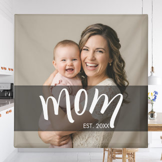 Mum Established Photo Gift for New Mother Magnet