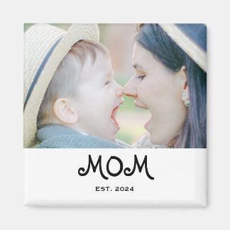 Mum Established Photo Gift Magnet