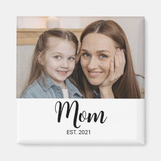 Mum Established Photo Gift Magnet