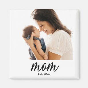 Mum Established Photo Gift Magnet