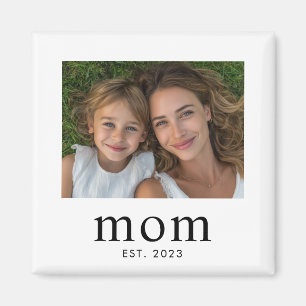 Mum Established Photo Gift  Magnet
