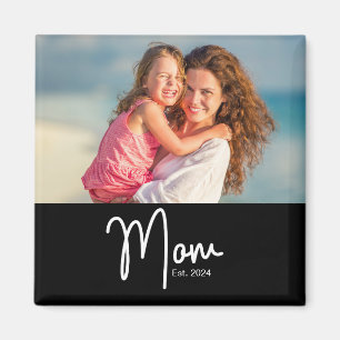 Mum Established Photo Gift Magnet