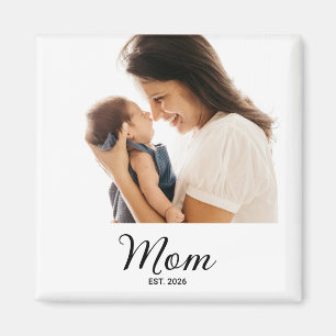 Mum Established Photo Gift Magnet