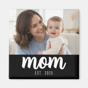 Mum Established Photo Gift  Magnet