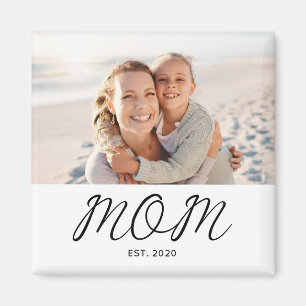 Mum Established Photo Gift Magnet