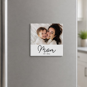Mum Established Photo Gift  Magnet