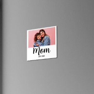 Mum Established Photo Gift Magnet