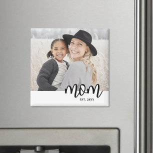 Mum Established Photo Gift Magnet