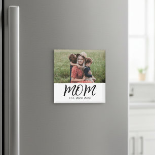 Mum Established Photo Gift Magnet