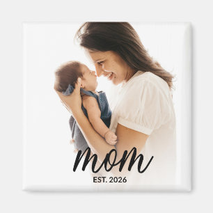 Mum Established Photo Gift Magnet