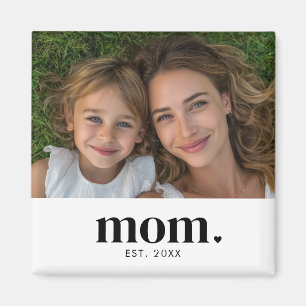 Mum Established Photo Gift Magnet
