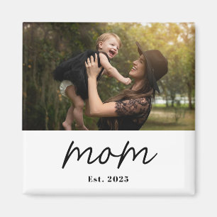 Mum Established Photo Gift Magnet