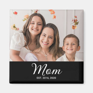 Mum Established Photo Gift Magnet