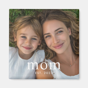 Mum Established Photo Gift  Magnet