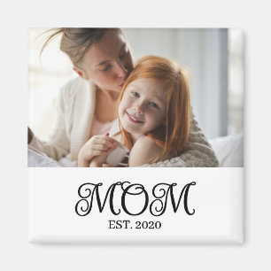 Mum Established Photo Gift Magnet