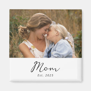 Mum Established Photo Gift Magnet