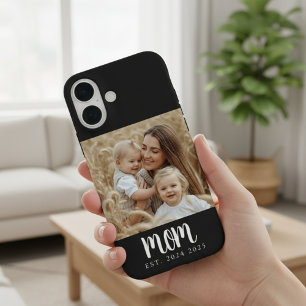 Mum Established Photo Gift Magnet iPhone 16 Case