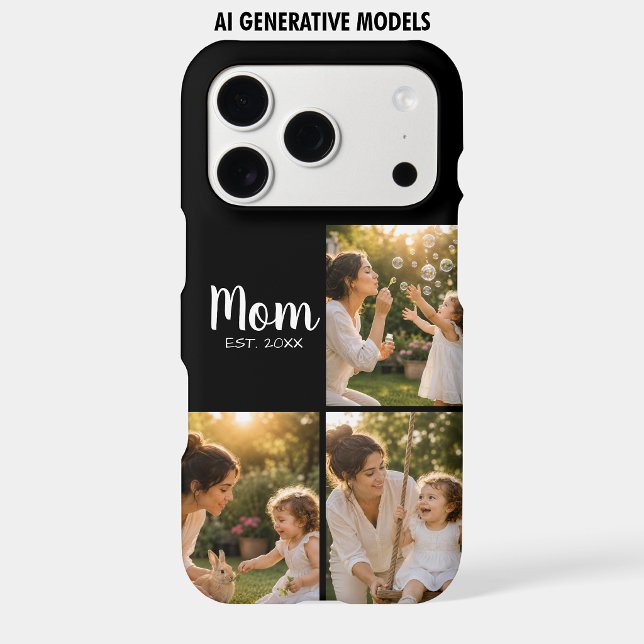 Mum Established Photo Memory Keepsake (Mom Established Photo Memory Keepsake iPhone Case)