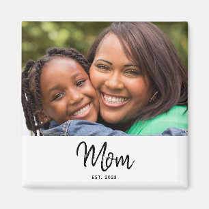 Mum Established Photo Modern Unique Gift  Magnet