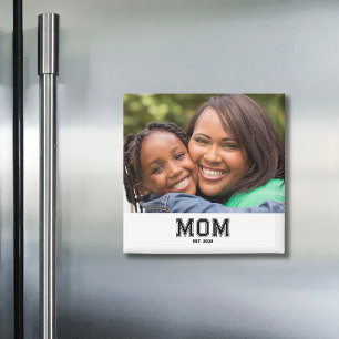 Mum Established Photo Modern Unique Gift  Magnet