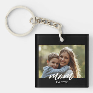 Mum Established Photo Mother's Day Key Ring