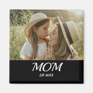 Mum Established Photo Mother's Day Magnet