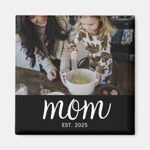 Mum Established Photo Mother's Day Magnet