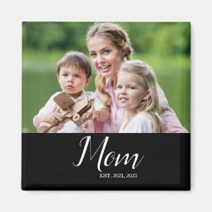 Mum Established Photo Mother's Day  Magnet