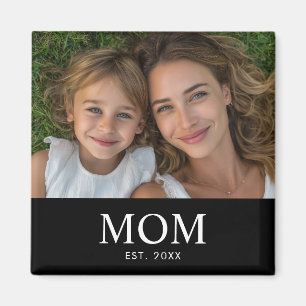 Mum Established Photo Mother's Day Magnet