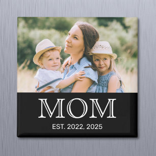 Mum Established Photo Mother's Day Magnet