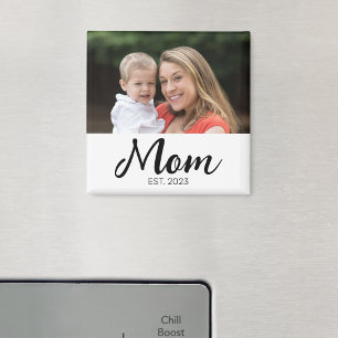 Mum Established Photo Mother's Day  Magnet