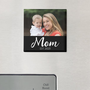 Mum Established Photo Mother's Day  Magnet