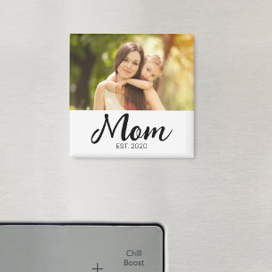 Mum Established Photo Mother's Day Magnet