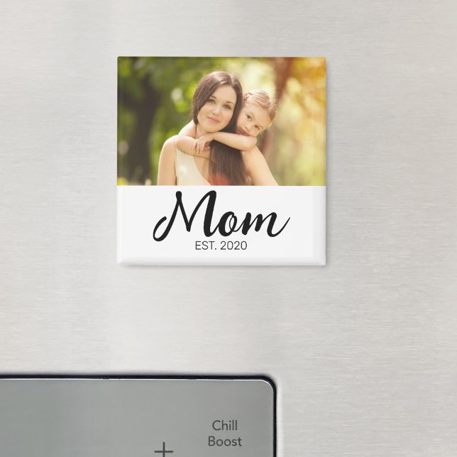 Mum Established Photo Mother's Day Magnet (Creator Uploaded)