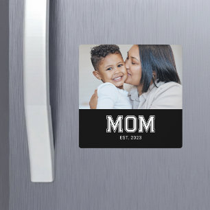 Mum Established Photo Mother's Day Magnet
