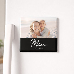 Mum Established Photo Mother's Day Magnet