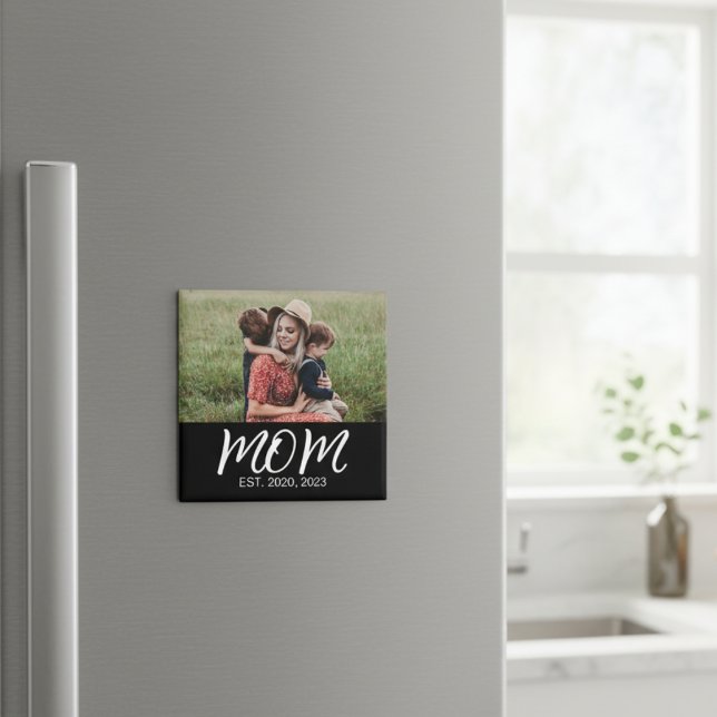 Mum Established Photo Mother's Day Magnet (Creator Uploaded)