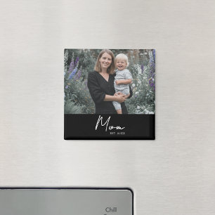 Mum Established Photo Mother's Day  Magnet