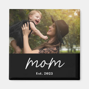 Mum Established Photo Mother's Day Magnet
