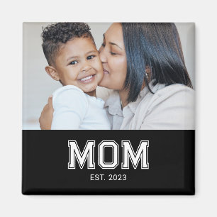 Mum Established Photo Mother's Day Magnet