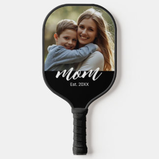 Mum Established Photo Mother's Day Pickleball Paddle