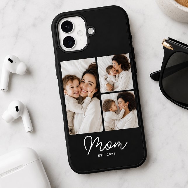 Mum Established Script Black 3 Photo Case-Mate iPhone Case (Creator Uploaded)