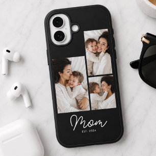 Mum Established Script Black 3 Photo iPhone 16 Case