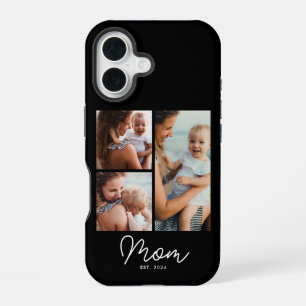 Mum Established Script Black 3 Photo iPhone 16 Case