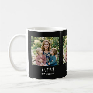 Mum Established Script Black 3 Photo Mug