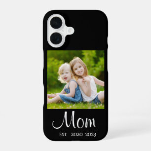 Mum Established Script Black Photo Case Mate