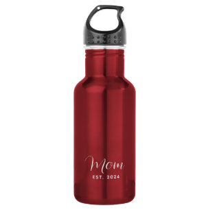 Mum Established Script Minimalist Custom 532 Ml Water Bottle