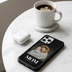Mum Established White Typography Photo Gift iPhone 16 Case