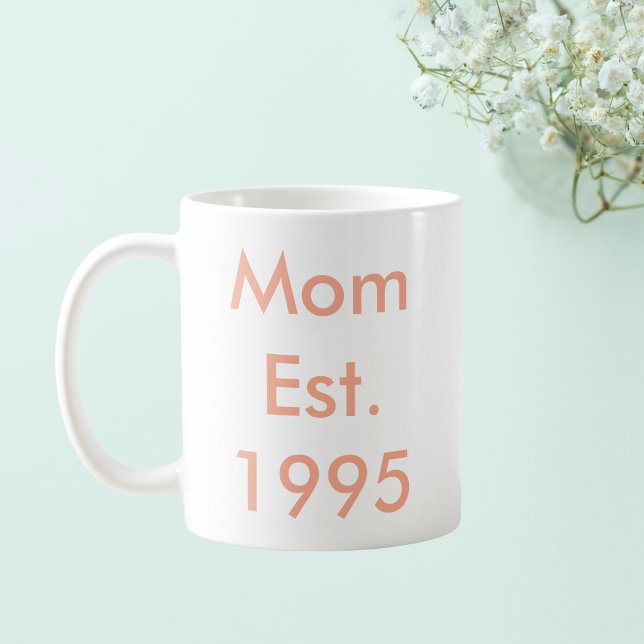 Mum Established Year Personalised Coffee Mug (Creator Uploaded)