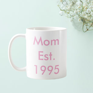 Mum Established Year Personalised Coffee Mug
